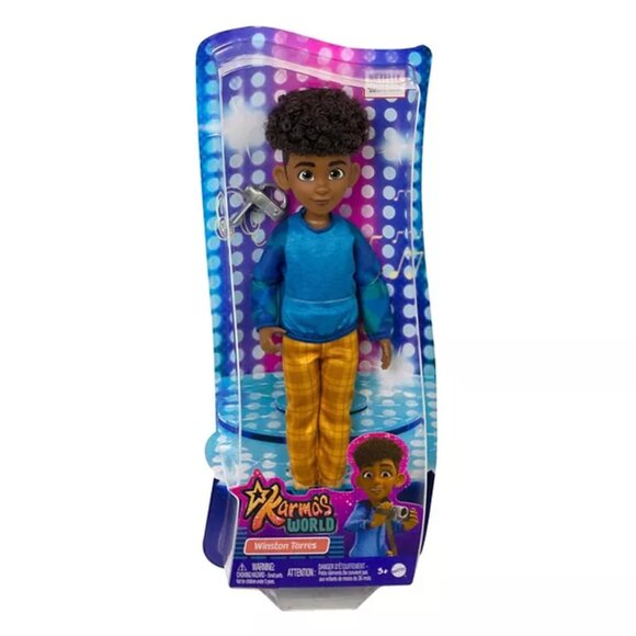 Karma’s World:  Netflix Animated Series - Winston Torres Doll by Mattel Coll. - Picture 1 of 1